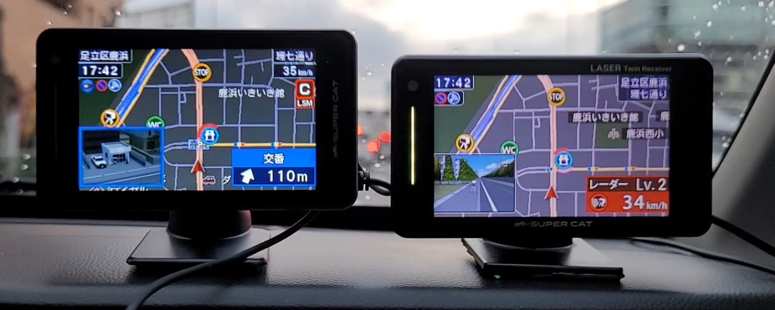 新型レーダー探知機、YPK-21T(YPK-21L)を自腹レビュー！旧式LS300と 
